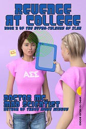REVENGE AT COLLEGE front cover